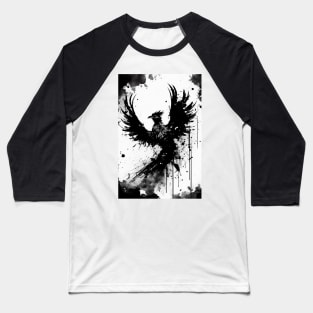 Inky Pheonix Baseball T-Shirt